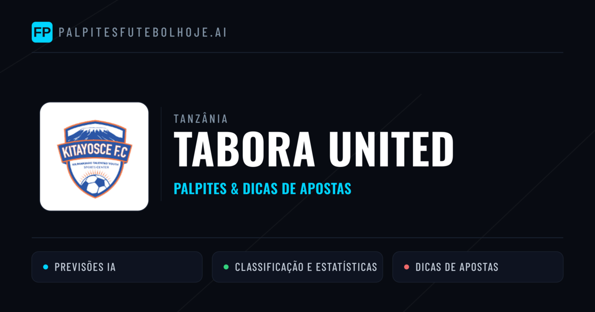 Tabora United Palpites & Estatísticas