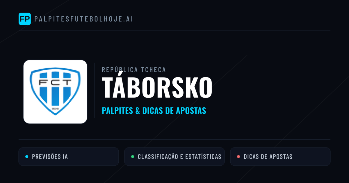 Táborsko Palpites & Estatísticas