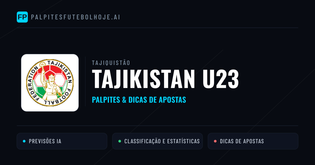 Tajikistan U23 Palpites & Estatísticas
