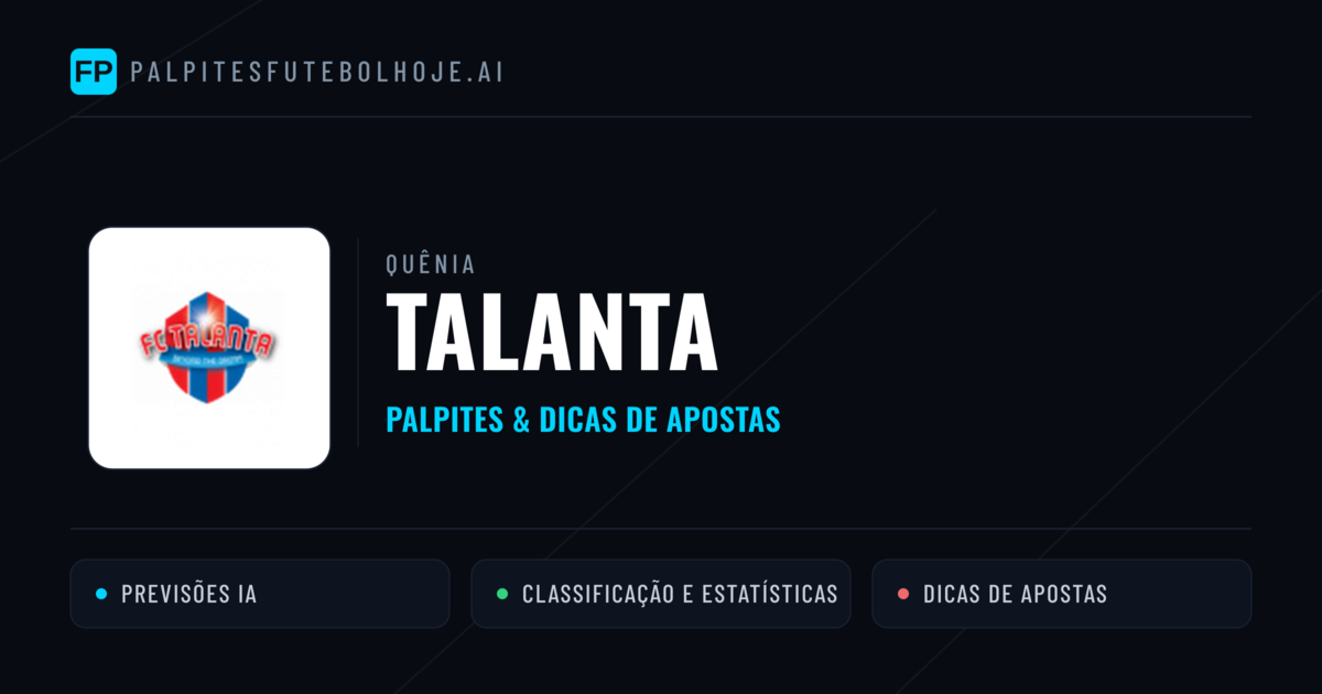 Talanta Palpites & Estatísticas