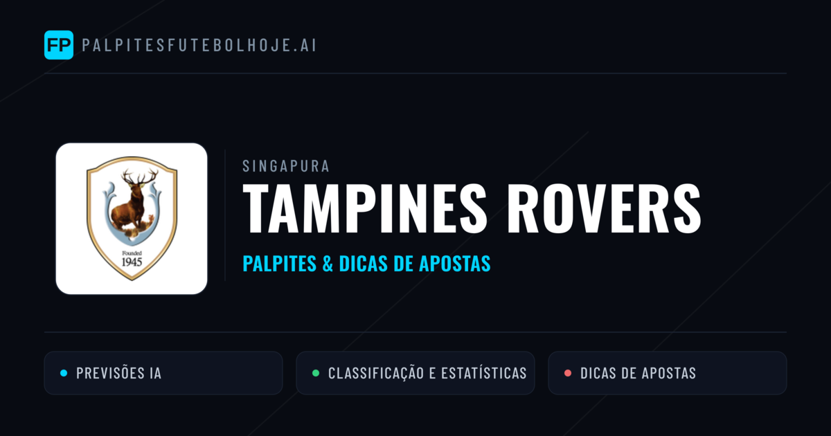 Tampines Rovers Palpites & Estatísticas