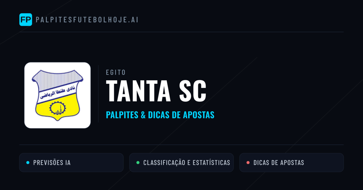 Tanta SC Palpites & Estatísticas