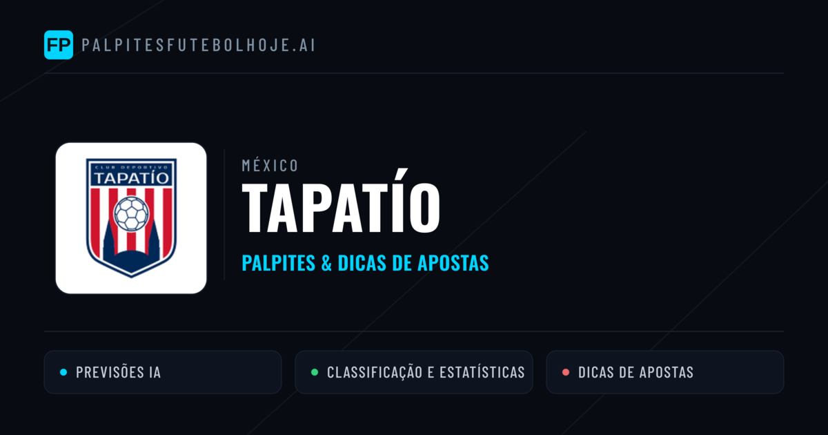 Tapatío Palpites & Estatísticas