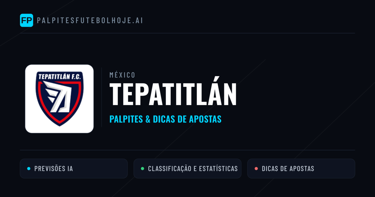 Tepatitlán Palpites & Estatísticas