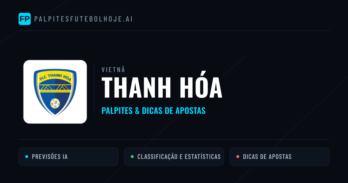 Thanh Hóa Palpites & Estatísticas