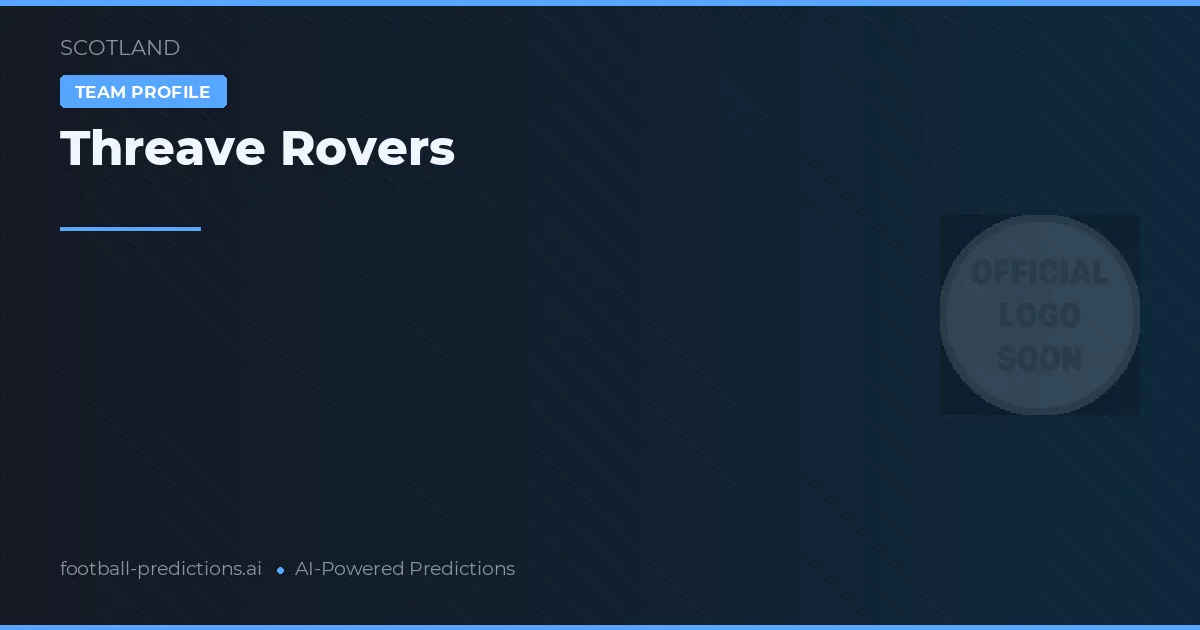 Threave Rovers Palpites & Estatísticas
