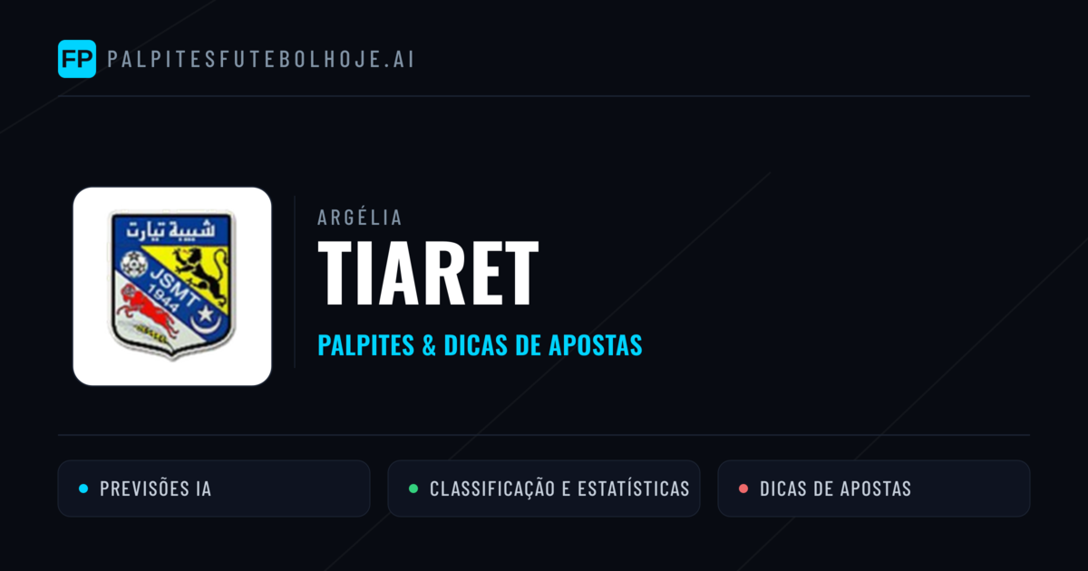 Tiaret Palpites & Estatísticas