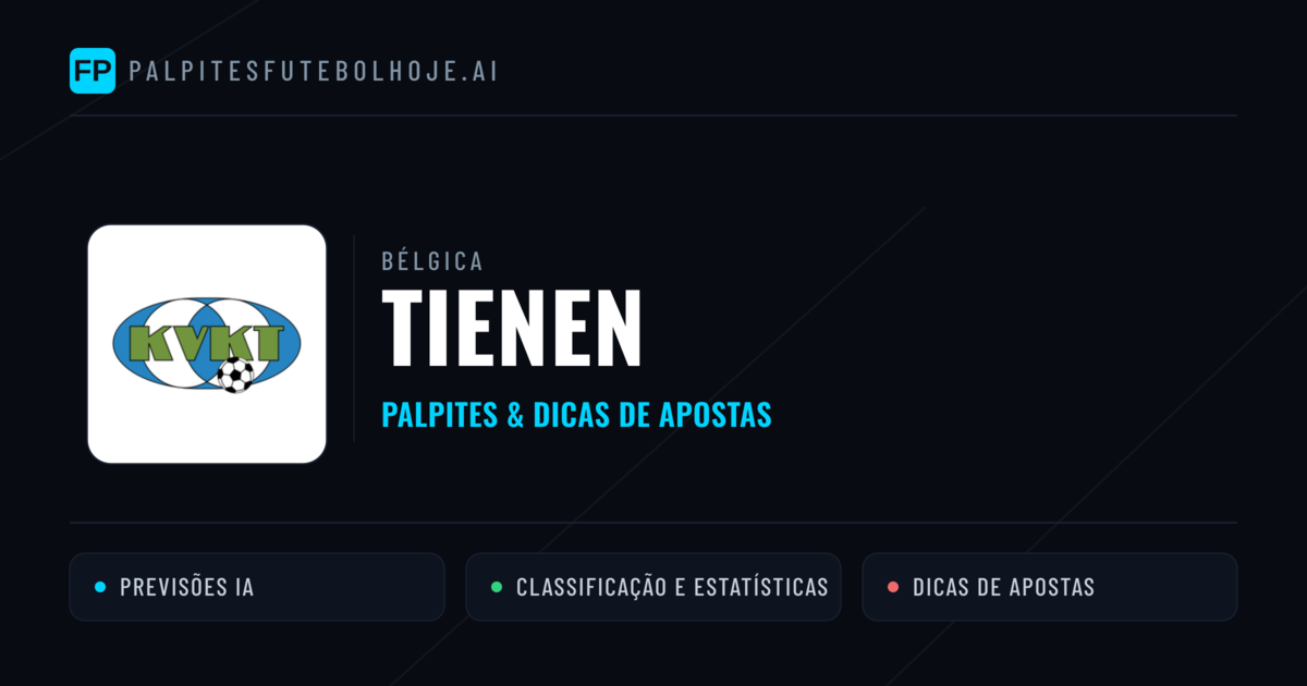 Tienen Palpites & Estatísticas