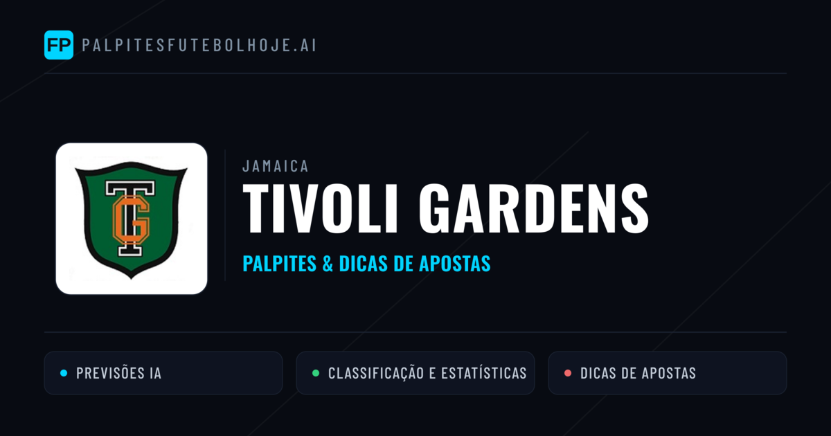 Tivoli Gardens Palpites & Estatísticas