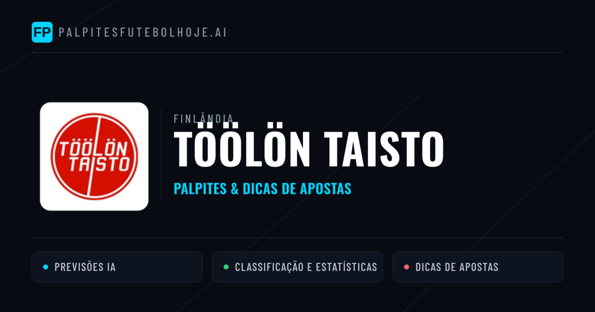 Töölön Taisto Palpites & Estatísticas