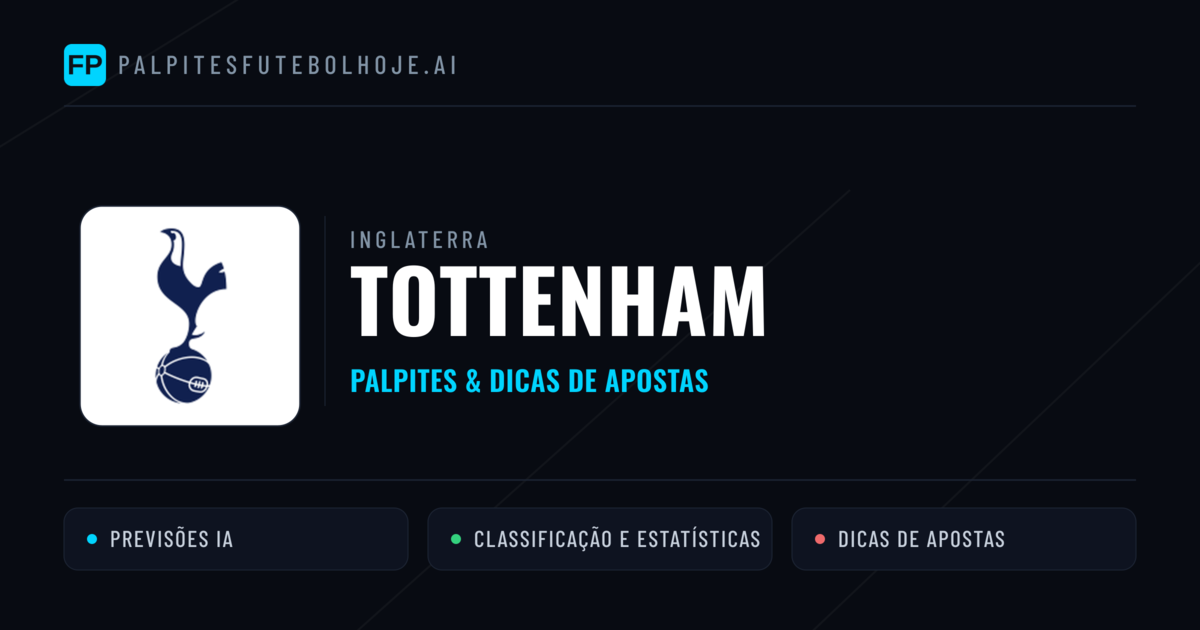 Tottenham Palpites & Estatísticas