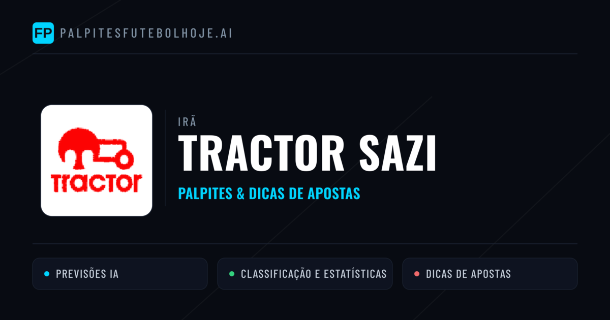 Tractor Sazi Palpites & Estatísticas