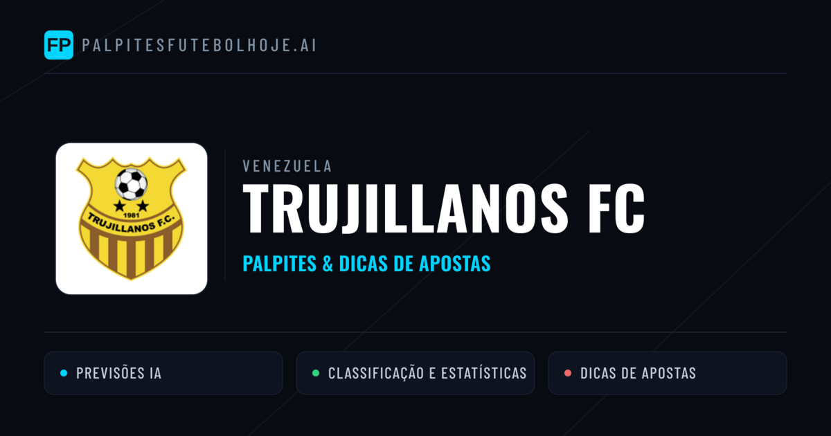 Trujillanos FC Palpites & Estatísticas