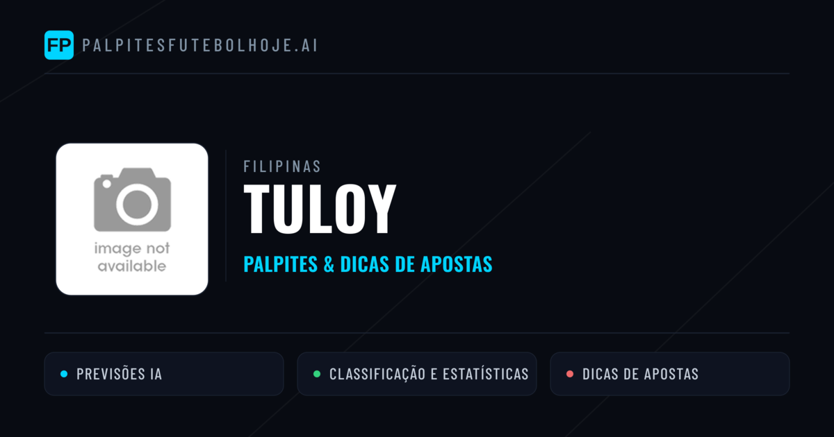 Tuloy Palpites & Estatísticas