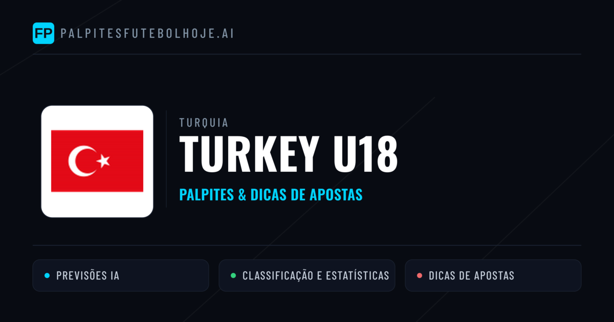 Turkey U18 Palpites & Estatísticas