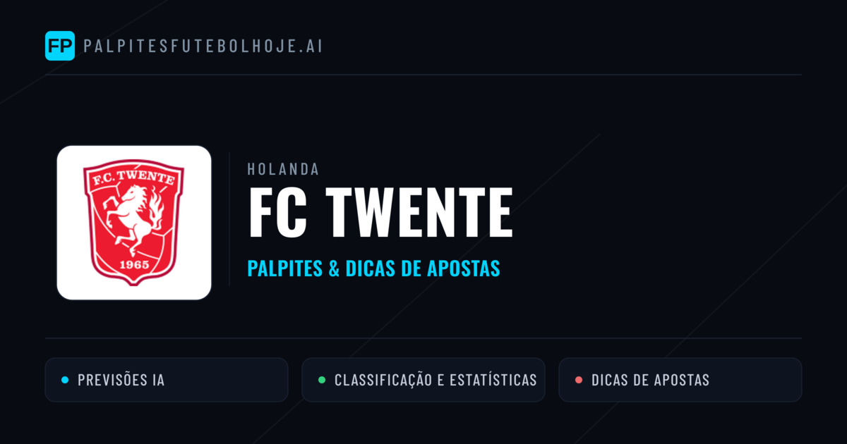 FC Twente Palpites & Estatísticas