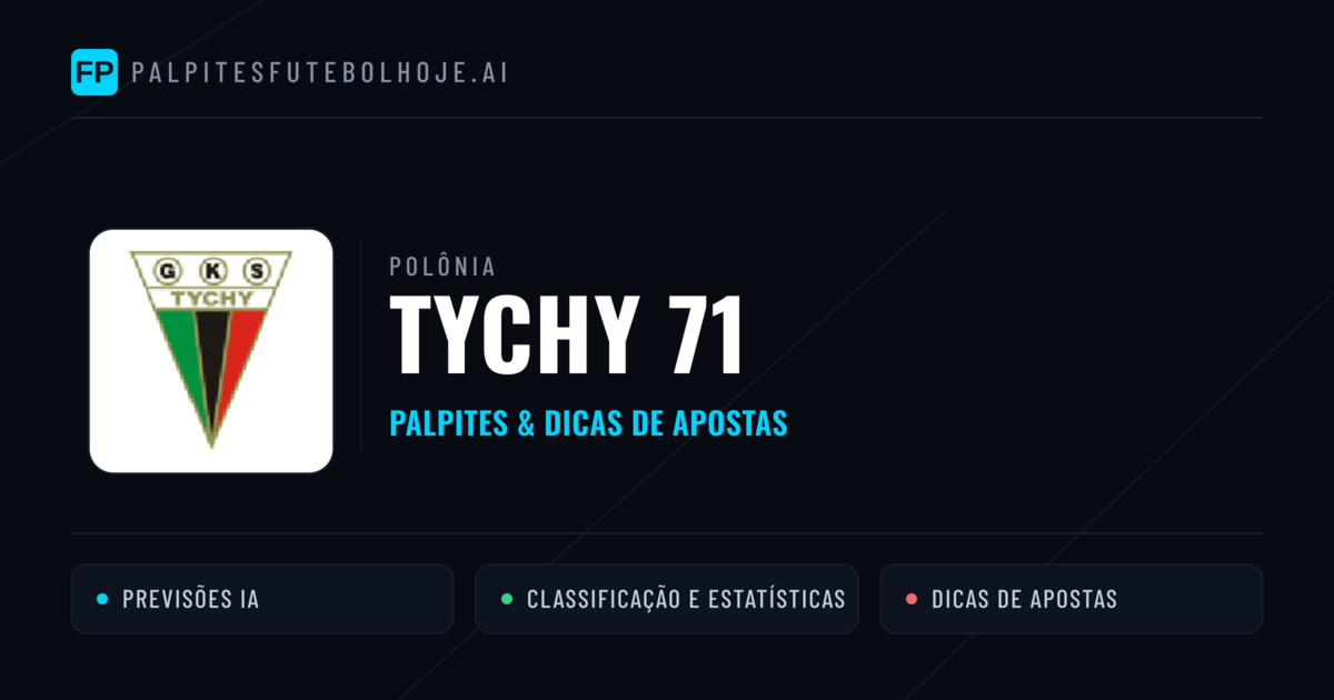 Tychy 71 Palpites & Estatísticas