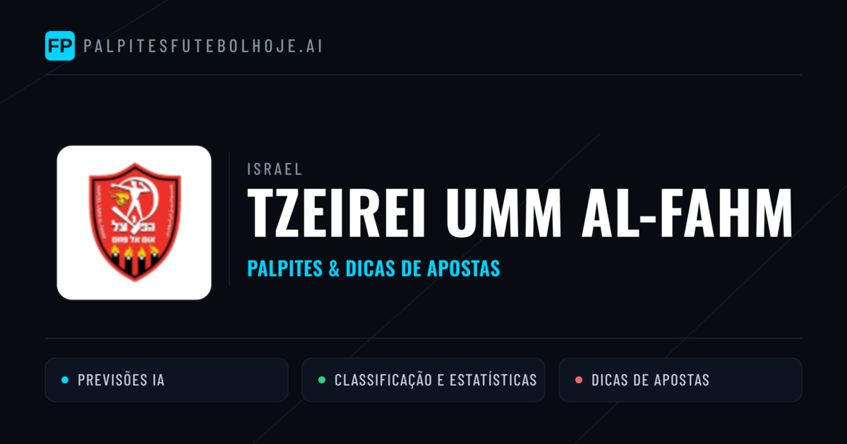 Tzeirei Umm al-Fahm Palpites & Estatísticas