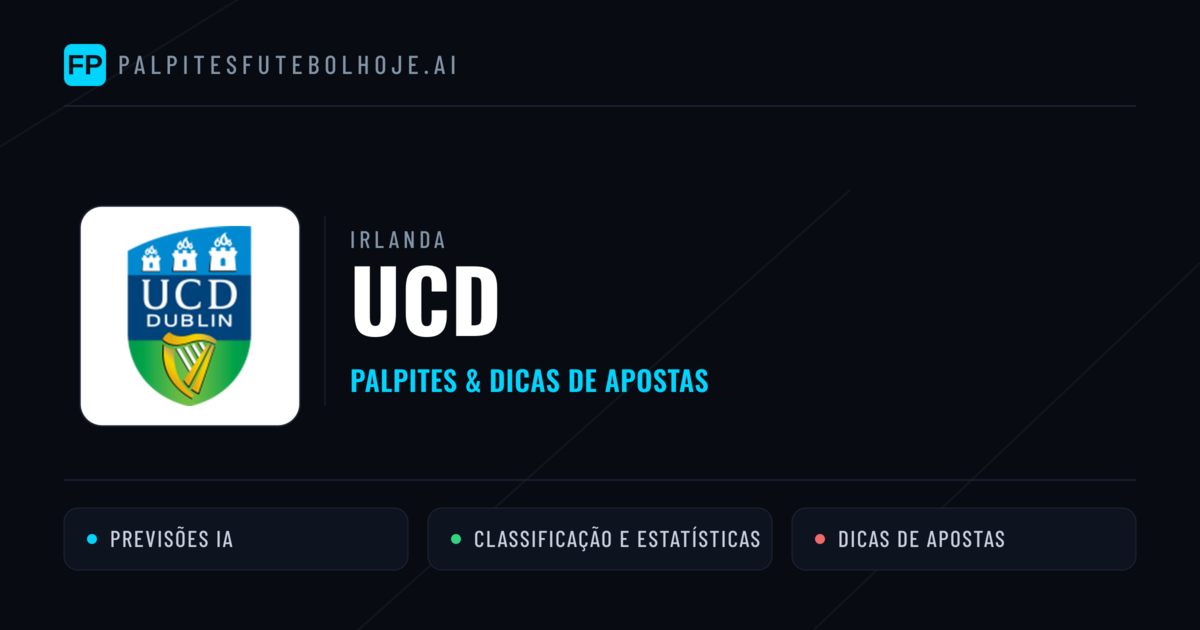 UCD Palpites & Estatísticas