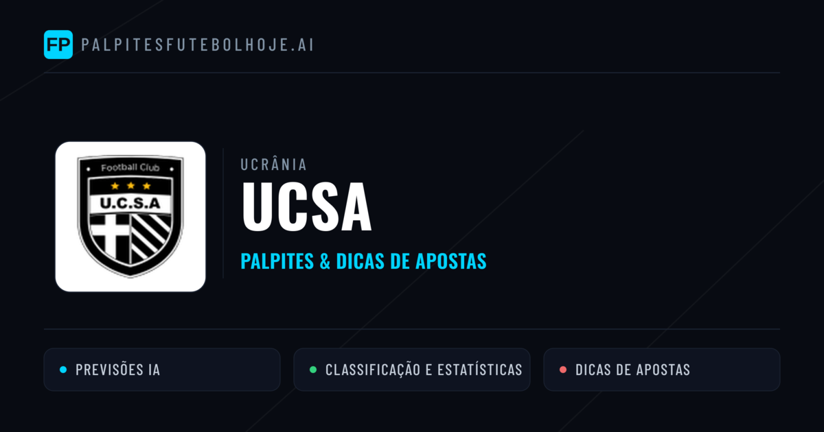 UCSA Palpites & Estatísticas