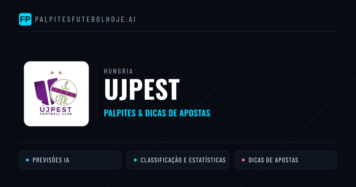 Ujpest Palpites & Estatísticas