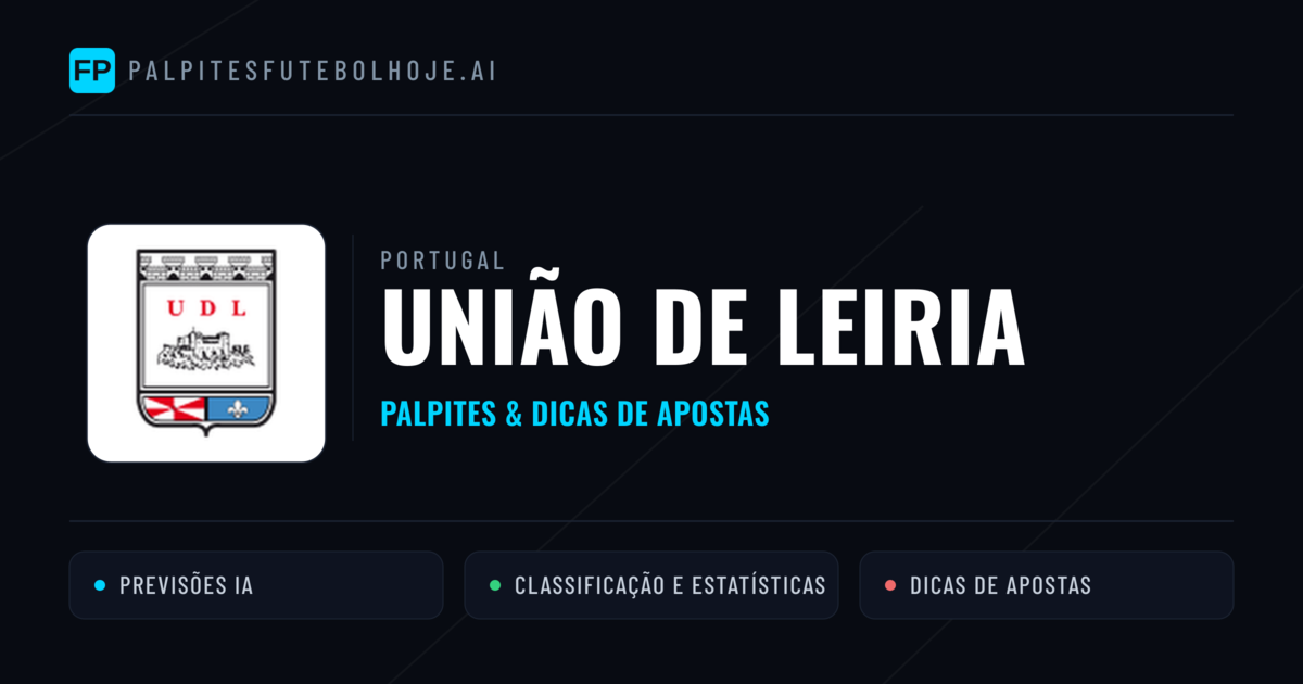 União de Leiria Palpites & Estatísticas