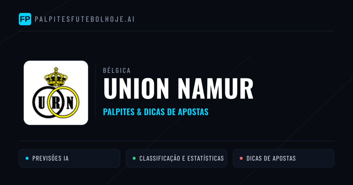 Union Namur Palpites & Estatísticas