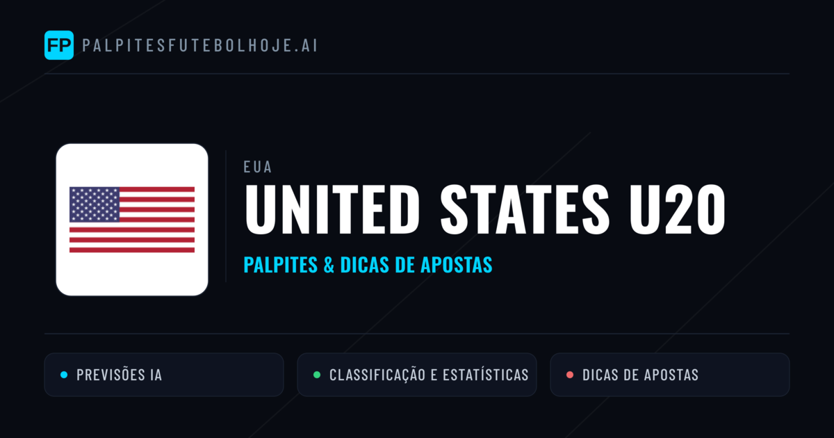 United States U20 Palpites & Estatísticas