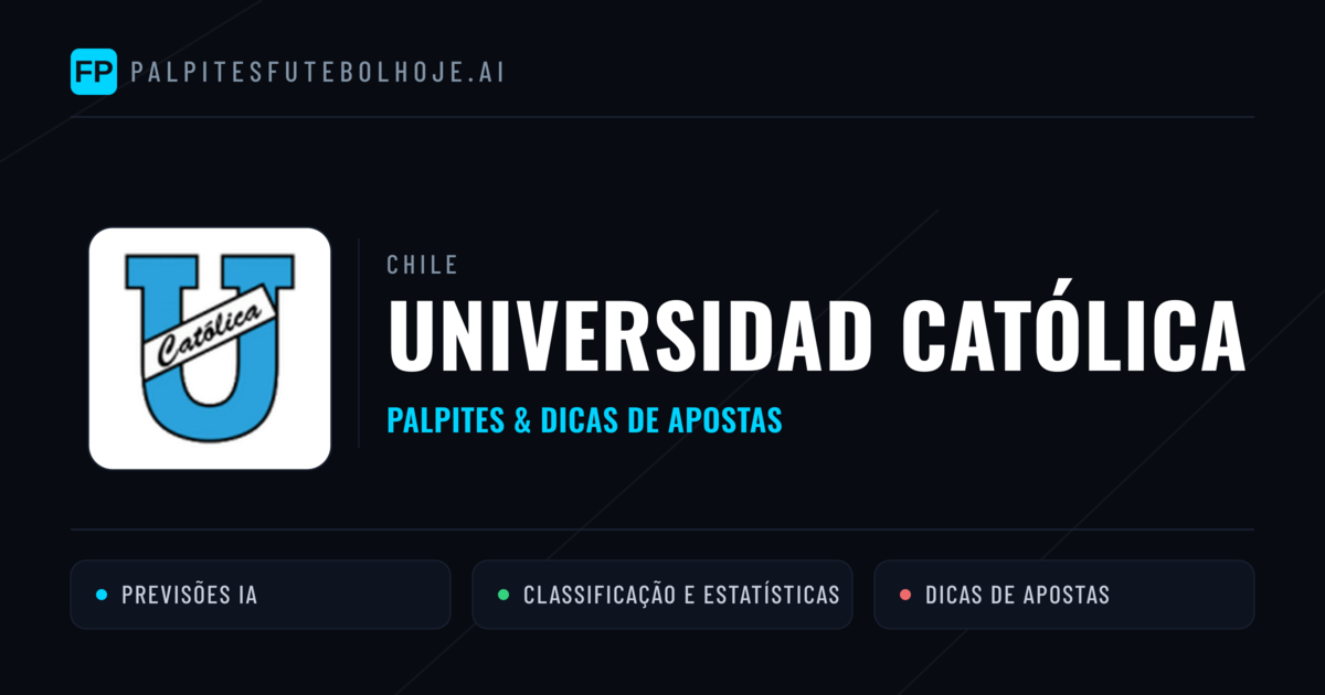 Universidad Católica Palpites & Estatísticas