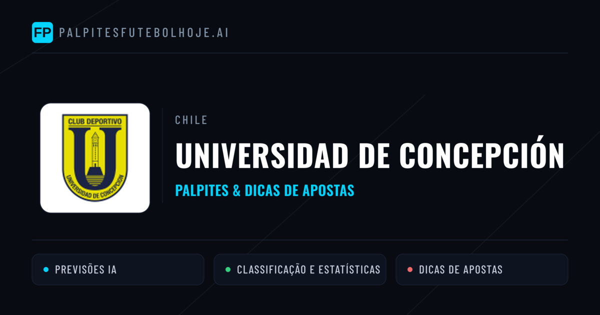 Universidad de Concepción Palpites & Estatísticas