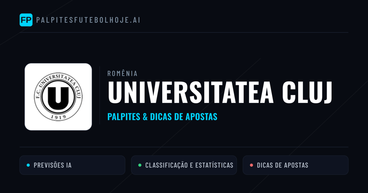 Universitatea Cluj Palpites & Estatísticas