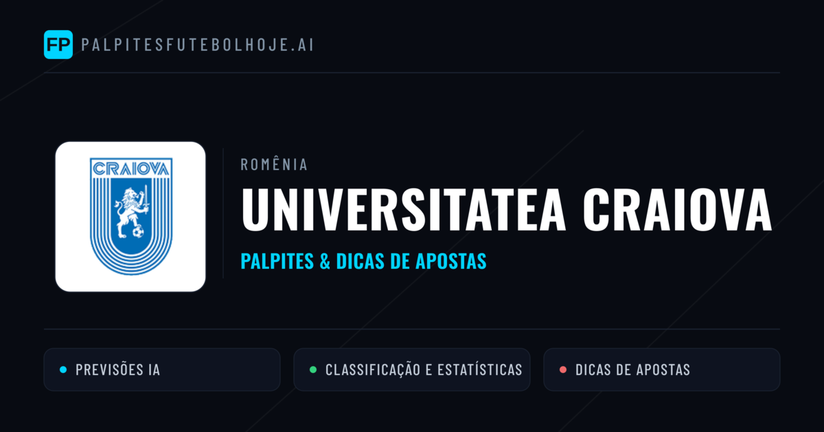 Universitatea Craiova Palpites & Estatísticas
