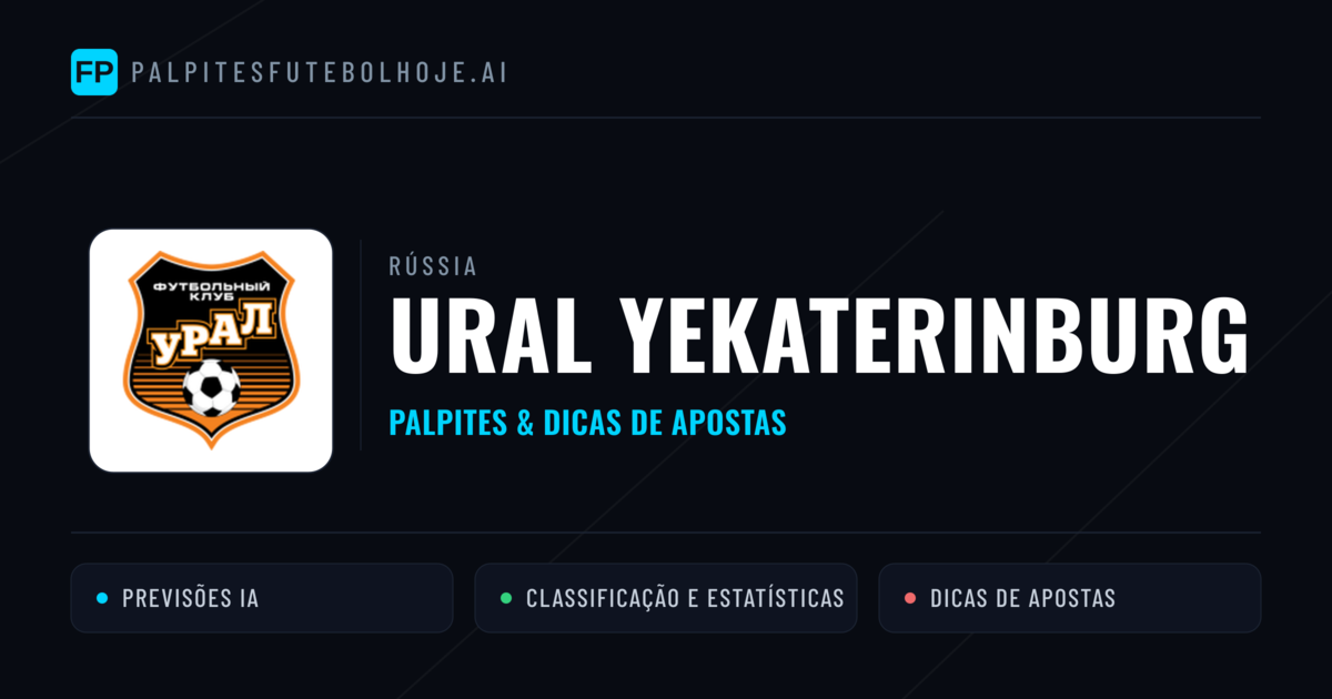 Ural Yekaterinburg Palpites & Estatísticas