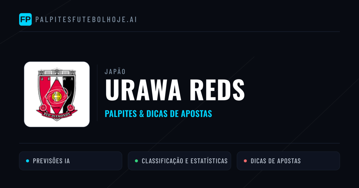 Urawa Reds Palpites & Estatísticas