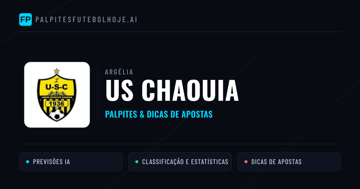 US Chaouia Palpites & Estatísticas