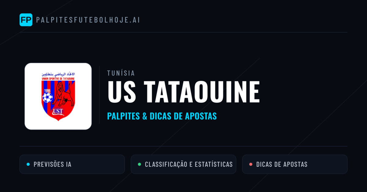 US Tataouine Palpites & Estatísticas