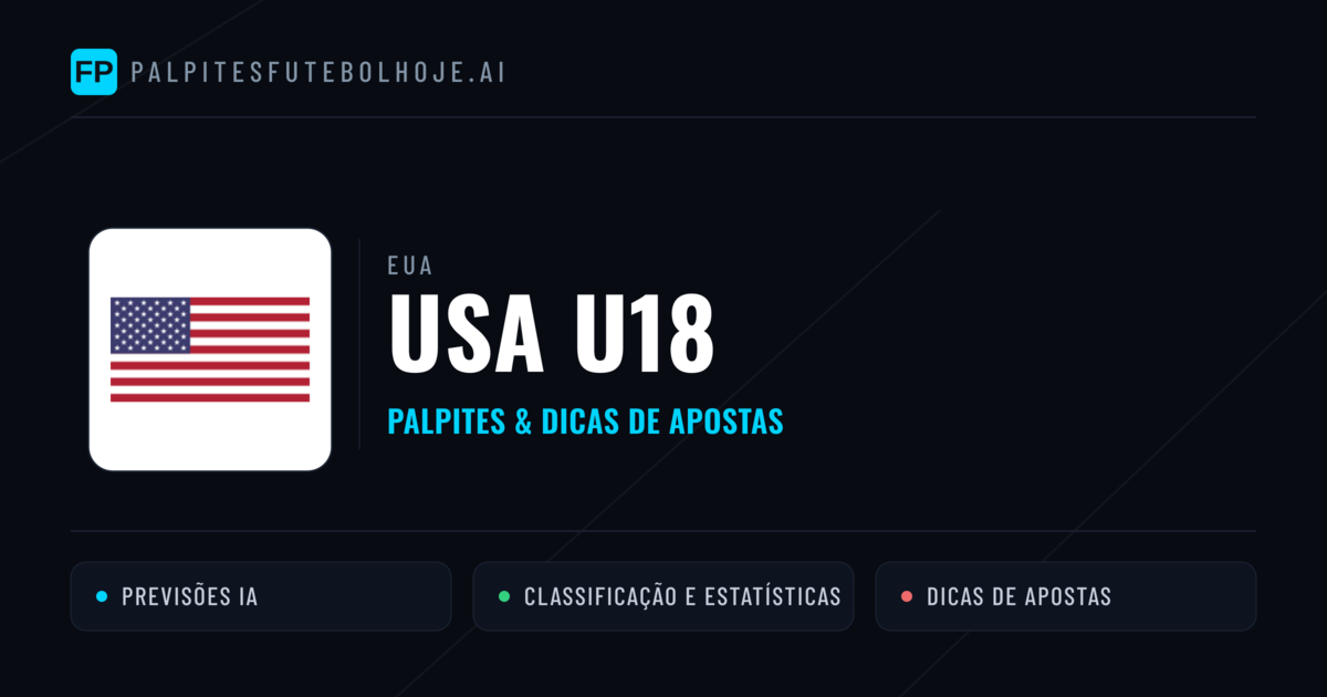 USA U18 Palpites & Estatísticas