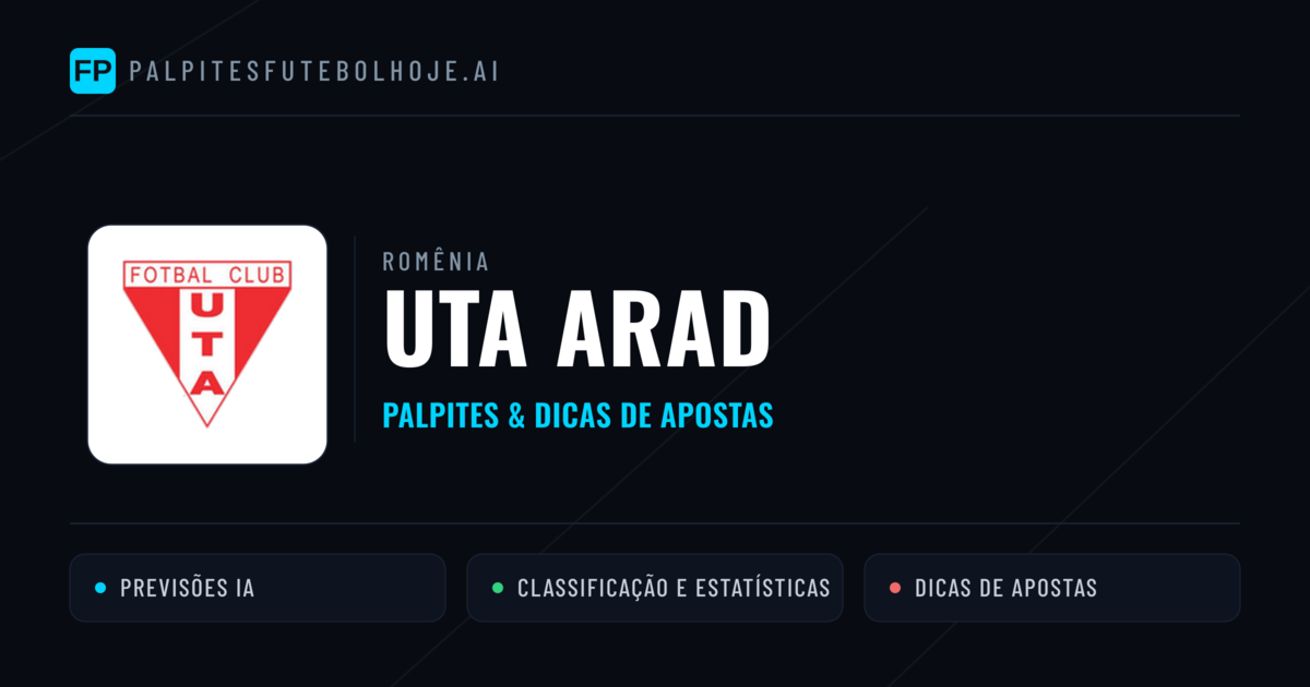 UTA Arad Palpites & Estatísticas