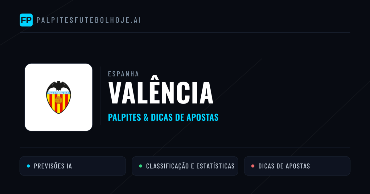 Valência Palpites & Estatísticas