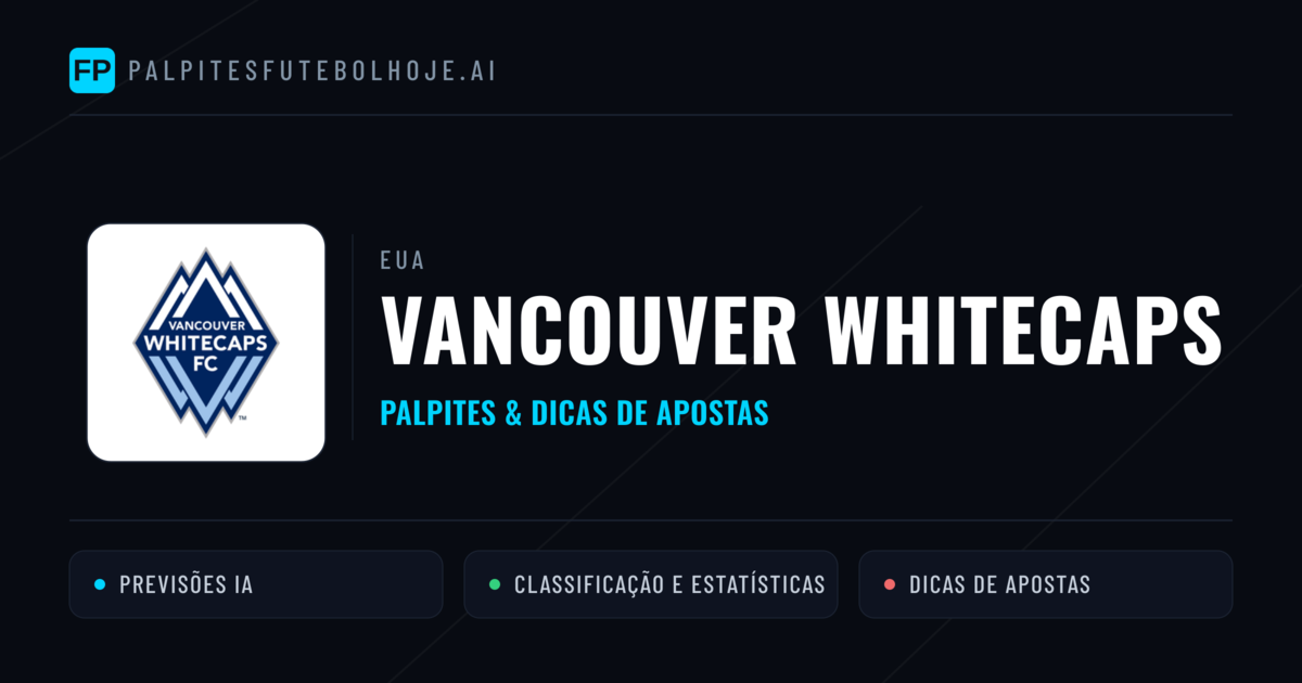 Vancouver Whitecaps Palpites & Estatísticas