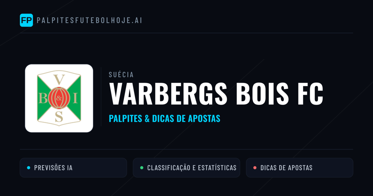 Varbergs BoIS FC Palpites & Estatísticas