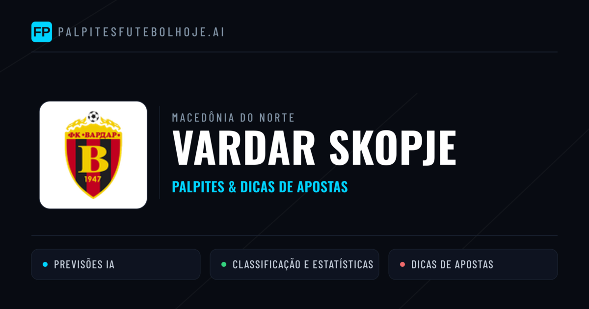 Vardar Skopje Palpites & Estatísticas