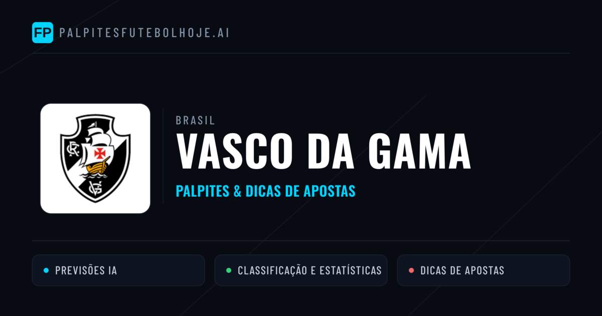 Vasco da Gama Palpites & Estatísticas