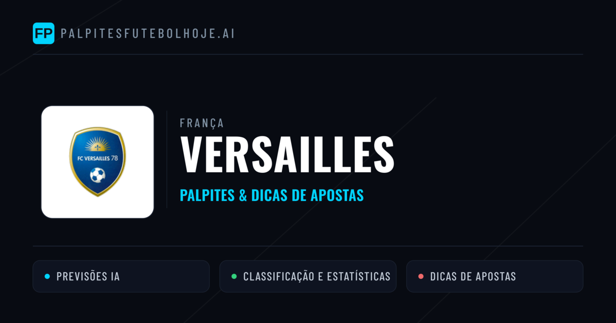 Versailles Palpites & Estatísticas