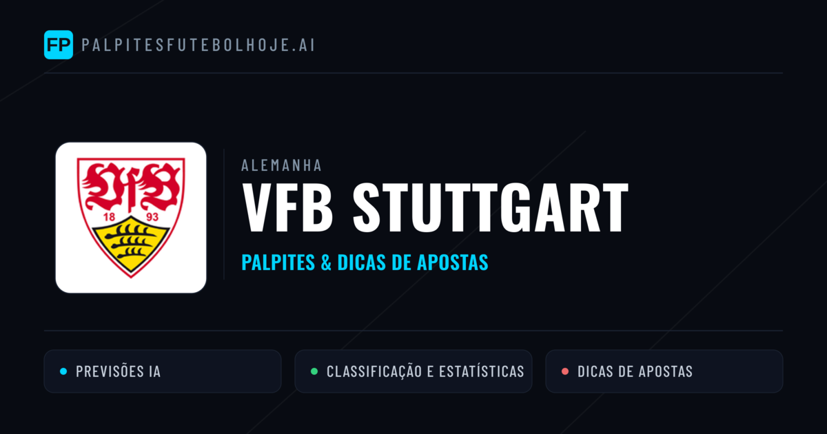 VfB Stuttgart Palpites & Estatísticas