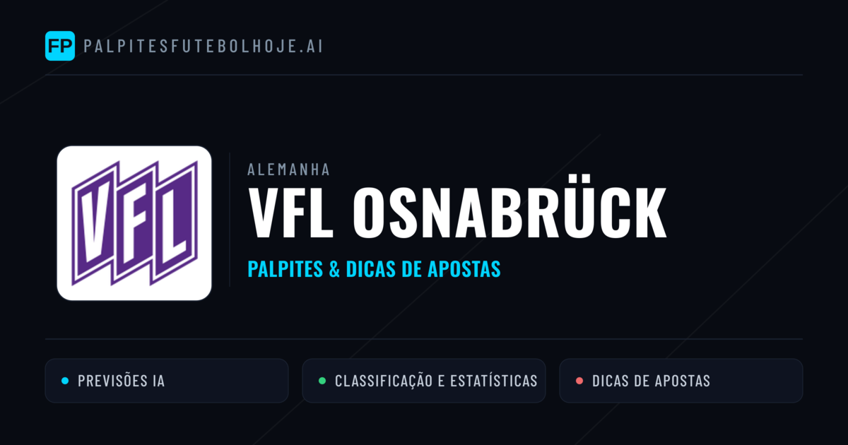 VfL Osnabrück Palpites & Estatísticas