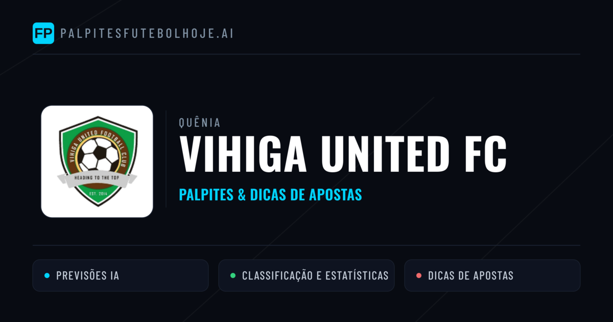 Vihiga United FC Palpites & Estatísticas