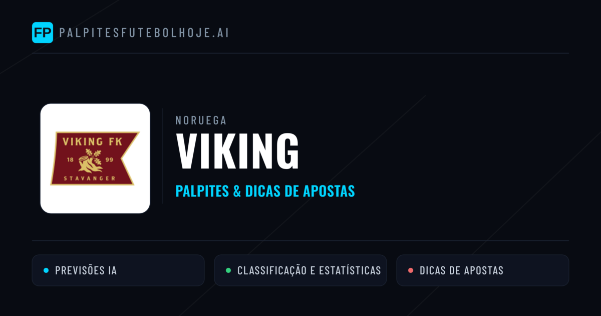 Viking Palpites & Estatísticas