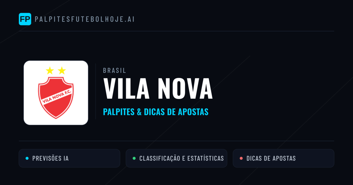 Vila Nova Palpites & Estatísticas