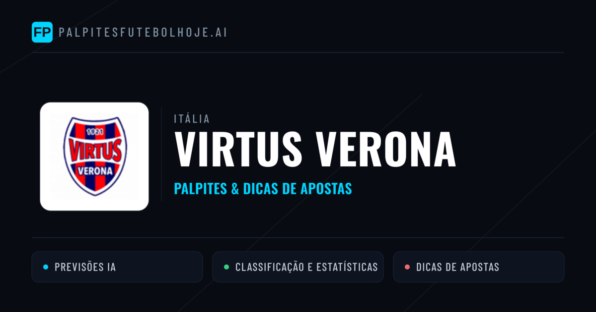 Virtus Verona Palpites & Estatísticas